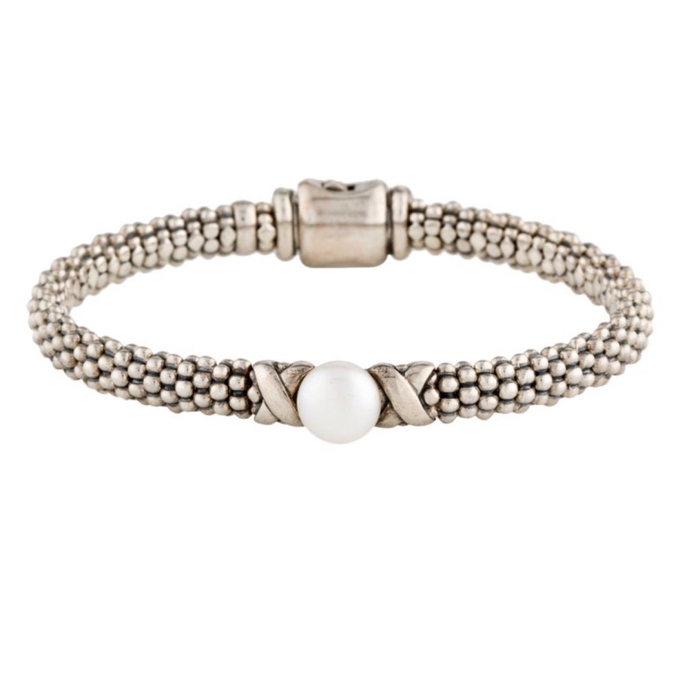 Lagos Sterling Silver X Luna Caviar Bracelet.